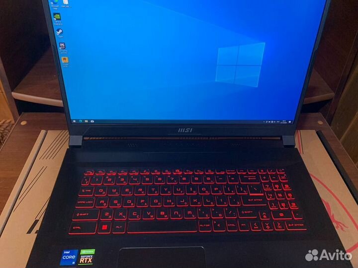 Игровой ноутбук MSI Katana GF76 12UC-265XRU