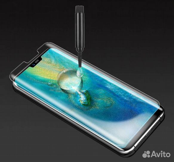 Защитное стекло samsung S8 S9 S10 plus с лампой