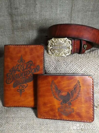 Подарочный набор из натуральной кожи