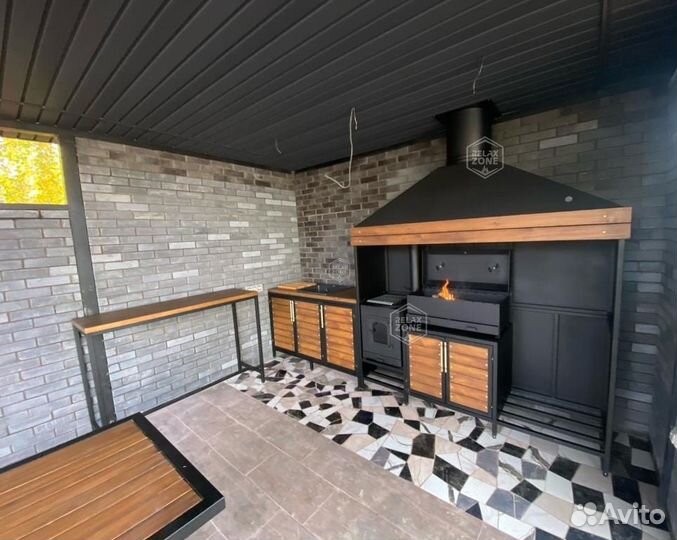 Мангальный комплекс, мангал, тандыр, печь, казан