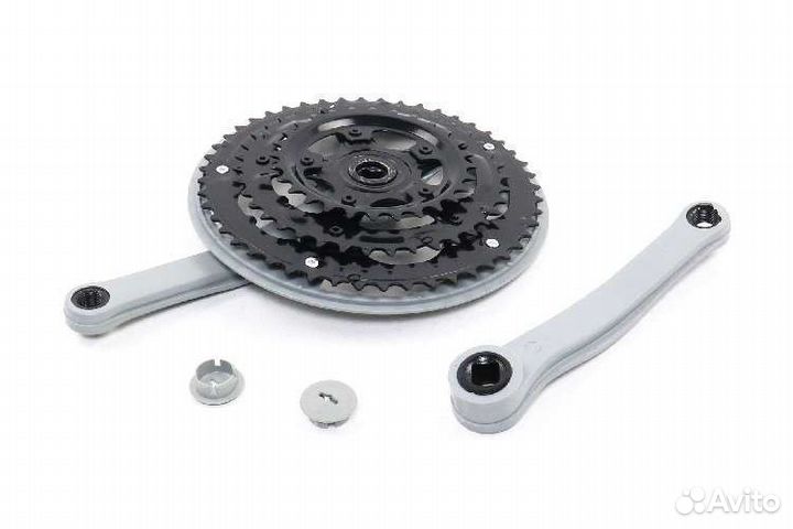 Шатуны 3зв. 48-38-28зуб/шатуны 170мм под квадр. ва