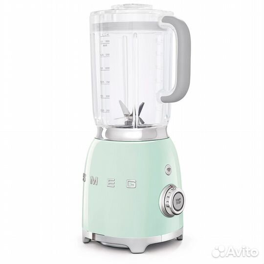 Стационарный блендер Smeg BLF01pgeu, мятный