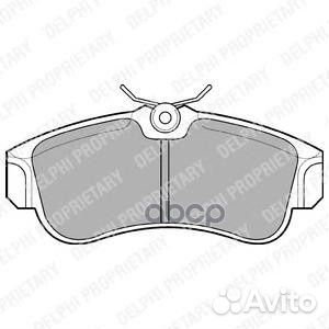 Колодки тормозные дисковые LP616 Delphi