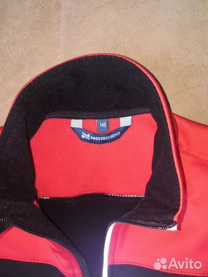 Детский лыжный разминочный костюм 146 размер