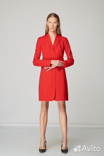 Повседневное красное платье vassa