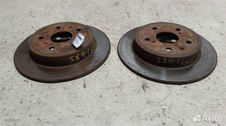Диск тормозной задний пара Suzuki SX4 06-13г