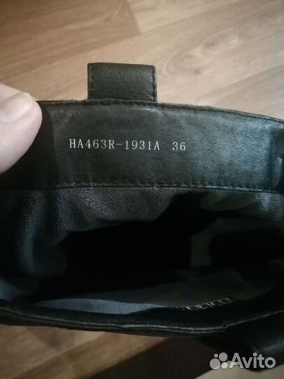 Сапоги осень весна 36 натуральная кожа