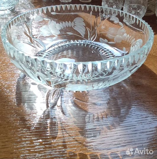 Хрустальная конфетница СССР