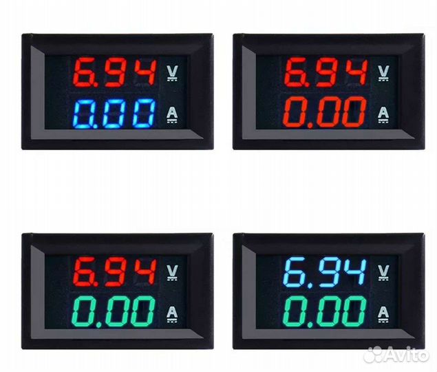 Вольтметр, амперметр, плата 2-48 в
