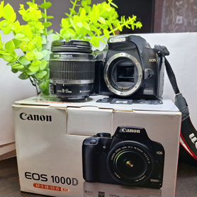 Зеркальный фотоаппарат canon 1000D