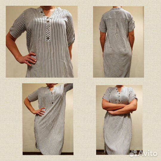 Платье, туника, кардиган, р 48-50, L, XL