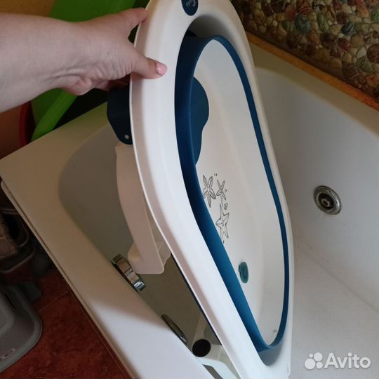 Детская ванночка для купания складная