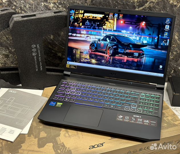 Новый Acer Nitro 5 I5 12x/16GB/RTX 3060/SSD 2TB