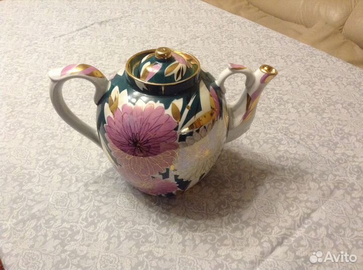 Чайник заварочный фарфоровый, Ликино-Дулево