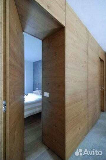 Двери скрытые межкомнатные с отделкой