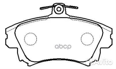 Колодки тормозные mitsubishi/volvo carisma/colt