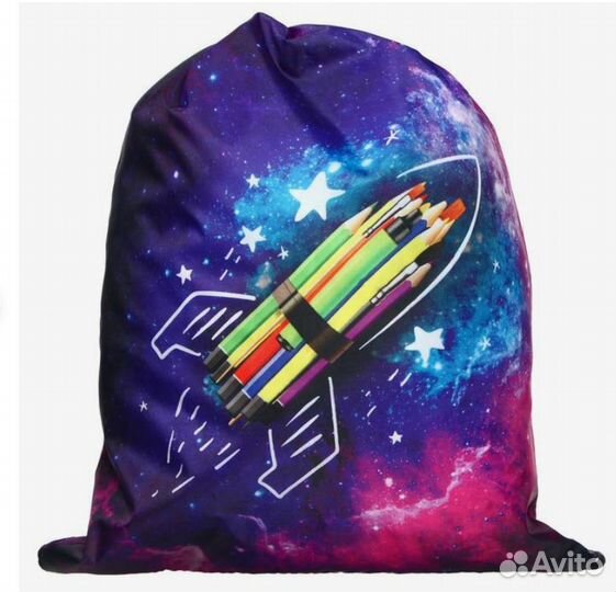 Мешок для сменной обуви в школу