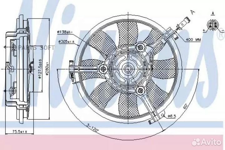 Вентилятор VW passat (1997) 2.3 VR5