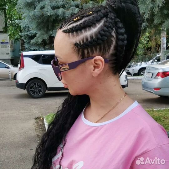 Плетение кос с канекалоном