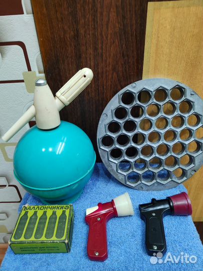 Сифон,баллончики, пельменица -пистолет СССР