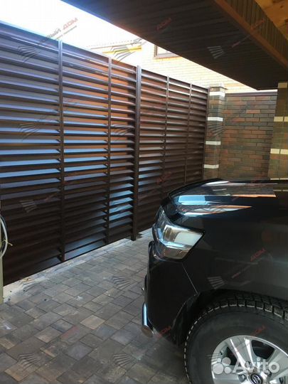 Забор жалюзи Еврозабор