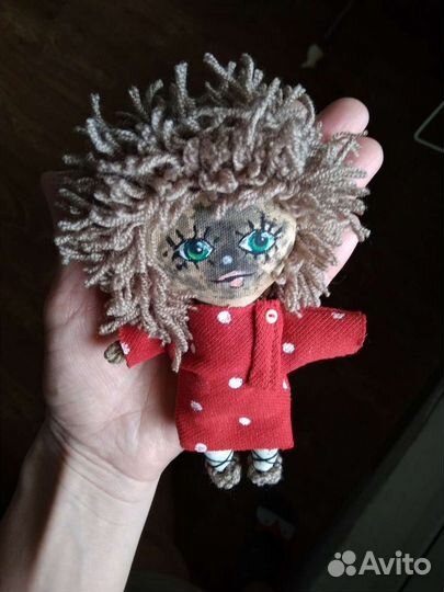 Авторская Кукла ручной работы Кузя домовенок