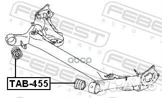 Сайлентблок задней балки TAB455 Febest