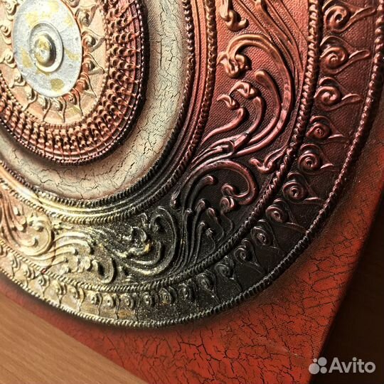 Картина. Сусальное золото и серебро