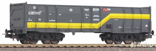 Железная дорога Полувагон ржд (сжд) 4-хосный Piko