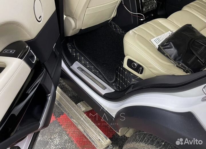 Коврики из экокожи в салон Land Rover