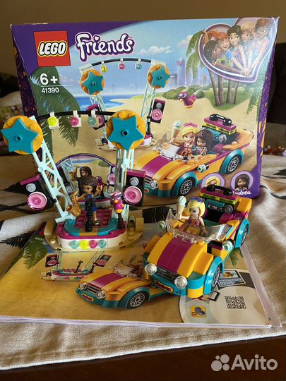 Lego Friends 41390-Машина со сценой Андреа