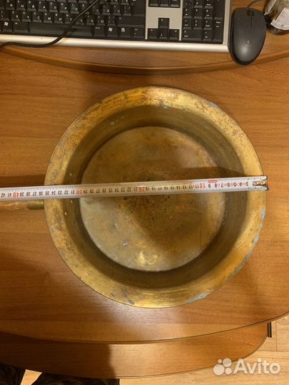 Латунный таз