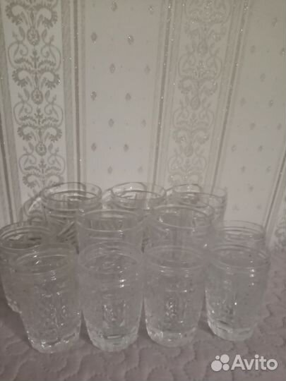Стаканы, стопки хрустальные СССР