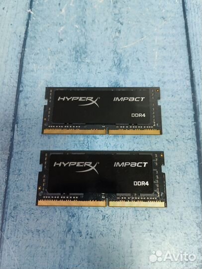 Комплект so-dimm 16GB DDR4 (2шт по 8гб) Hyperx пам