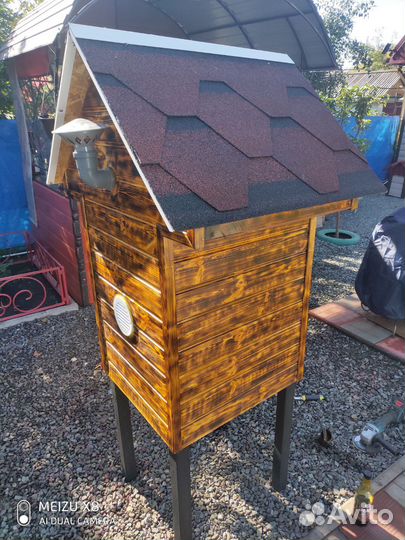 Коптильня для горячего и холодного копченая