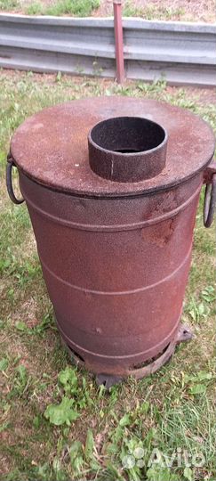 Печь Буржуйка чугунная СССР