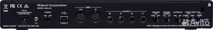 Roland Rubix 44 аудиоинтерфейс новый