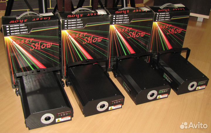 Лазер US N600 G40 R100 Pro светомузыка LED Mic DMX