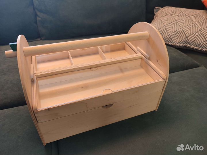 Ящик-органайзер Икеа для детского творчества