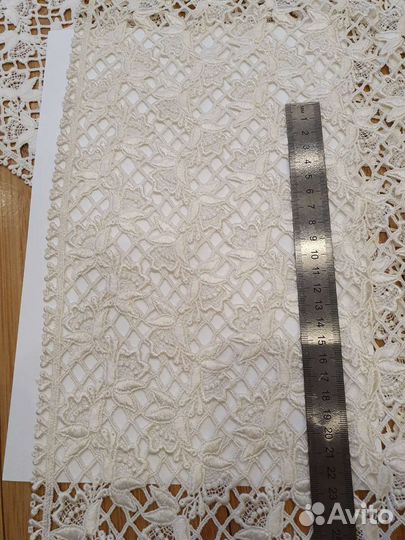 Ткань плательная кружево свадебное/ вечернее