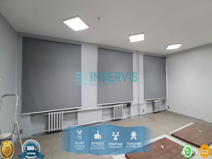 Готовые римские шторы