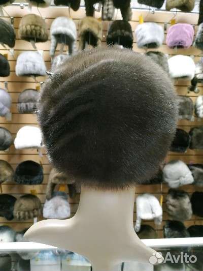 Шапка норковая новая женская