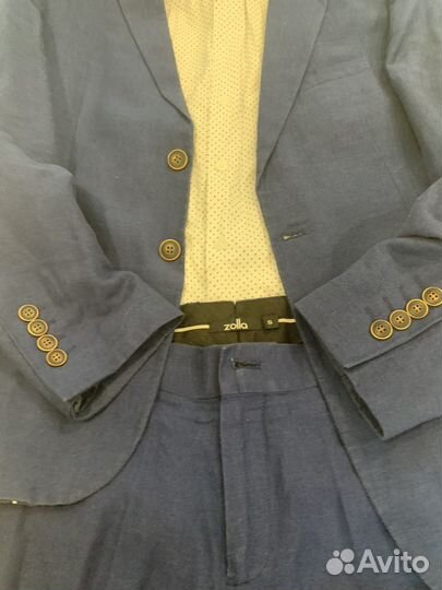 Мужской костюм льняной S