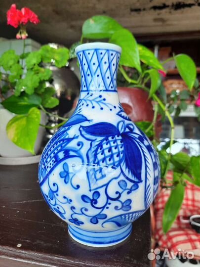 Ваза СССР Гжель