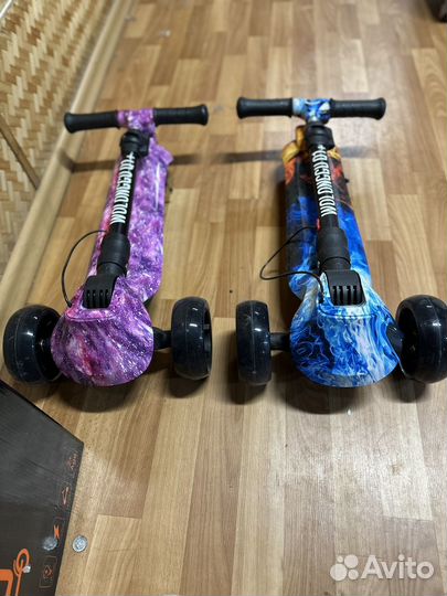 Детский электросамокат трехколесный