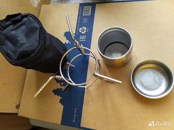 Спиртовка с подставкой и чехлом