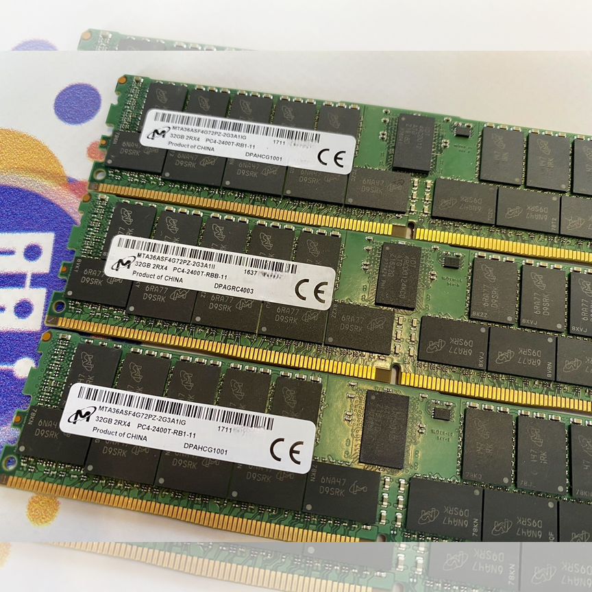 [MTA36ASF4G72PZ-2G3] Серверная Память Ddr4 32gb 2400mhz Ecc Reg Micron Mta36asf4g72pz-2g3