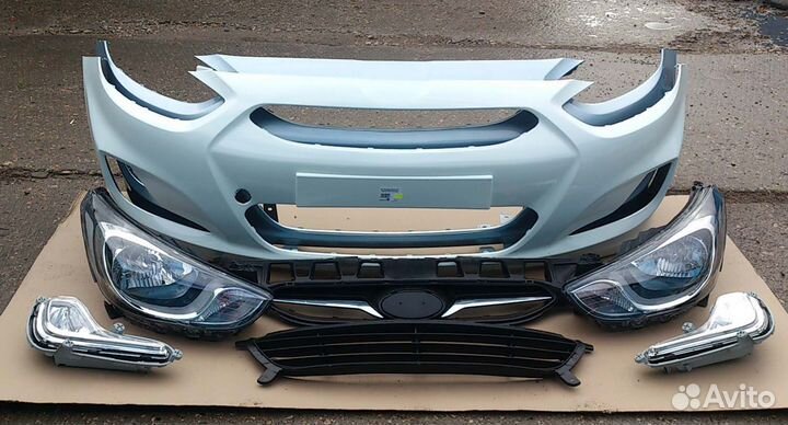 Запчасти кузов Hyundai Solaris Солярис