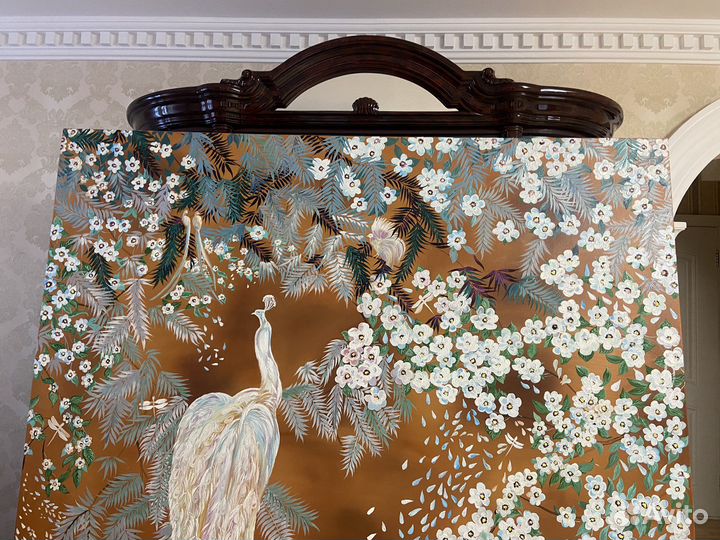 Картина маслом ручной работы. Размеры 2x2м