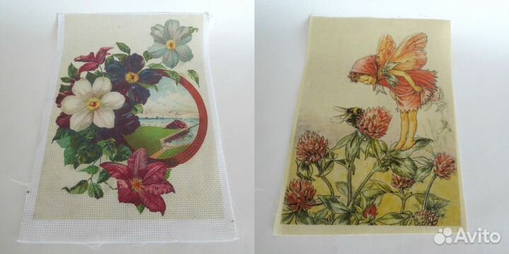 Распечатка на канве